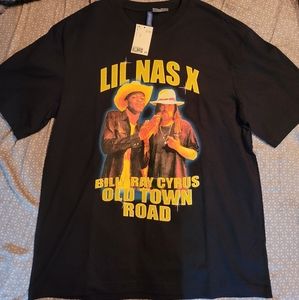 Lil Nas X old Town road shirt.